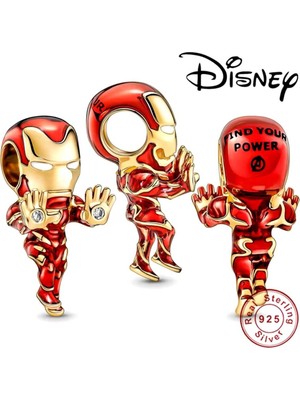 Hector Co Jewellery Iron Man Charm Marvels 925 Ayar Gümüş