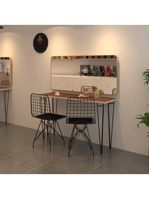 Kenz Life  Knsz Masa Sandalye Takımı HEM75MAZLUM Cvzsyh 100*040 2 Sandalye Syhsyh