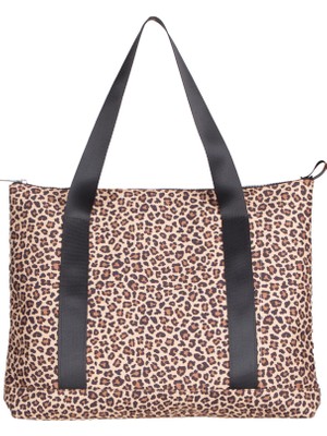 BloominBag Earthy Leopard Tote Bag/ Omuz Çantası