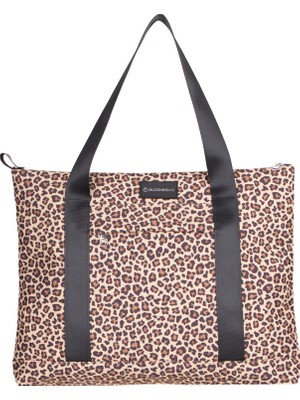 BloominBag Earthy Leopard Tote Bag/ Omuz Çantası