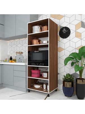 Kenzlife fırın dolabı müzeyyen cvz 180*65*50 mutfak XLARGE ayaklı banyo kiler ofis