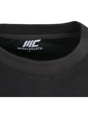 Musclecloth Heavyweight Oversize T-Shirt Siyah