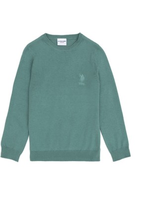 U.S. Polo Assn. Erkek Çocuk Mint Basic Kazak 50269409-VR090