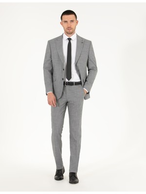 Pierre Cardin Erkek Gri Slim Fit Takım Elbise 50264980-VR024