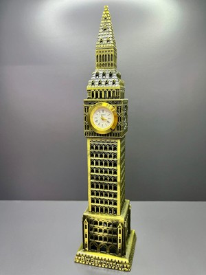 Big Ben London Minyatür Ofis Masaüstü Metal Heykel Biblo