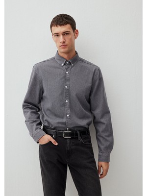 Mavi Brad Mavi Edition Antrasit Jean Gömlek 0210921-89406