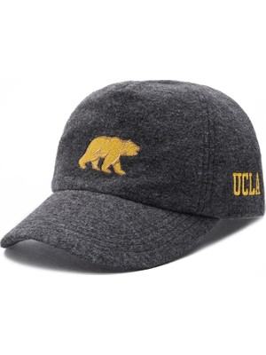 Ucla Corbın Koyu Gri Baseball Cap Nakışlı - Unisex Şapka