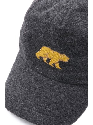 Ucla Corbın Koyu Gri Baseball Cap Nakışlı - Unisex Şapka