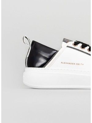 Alexander Smith Siyah - Beyaz Kadın Sneaker ASBAWYW-0066-WBK