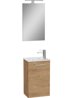 VitrA Mia 69565 Banyo Dolabı Seti, Altın Meşe, 40 cm