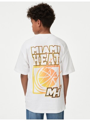 Marks & Spencer Nba Miami Heat T-Shirt (6-16 Yaş)