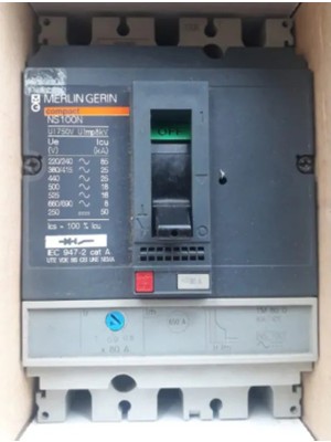 Merlin Gerin 3 x 100 Amper Tms Kompakt Şalter