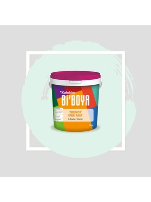 Bi'Boya İpek Mat Trendy 15 Lt Nil Yeşili