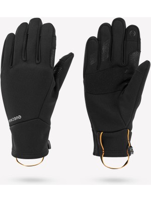 Quechua Çocuk Outdoor Dokunmatik Eldiven - Siyah - 6/14 Yaş - SH500 Mountain Strech