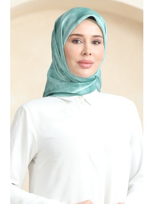 Sefa Merve Kristal Eşarp 19095-17 Çağla Yeşili