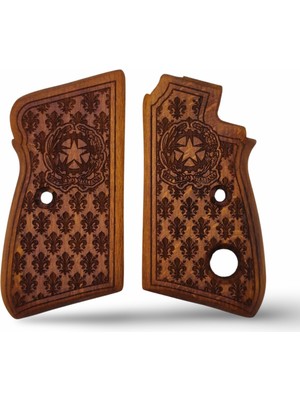 Zib Grips Silah Kabzası - Beretta Tek Düğme, 70 - 70S Puma ile Uyumlu - Tütün Renk - BRTM70TN003