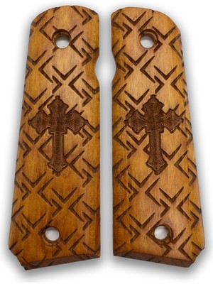 Zib Grips Silah Kabzası - Colt 1911, Girsan Mc 1911 ile Uyumlu - Sarı Renk - CLT1911SR054