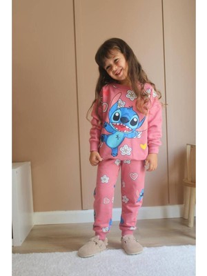 2kids2mom Kız Çocuk  Pamuk Alt Üst Takım  Kalıp