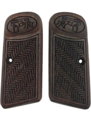 Zib Grips Silah Kabzası - Browning FN1910, Kısa Belçika ile Uyumlu - Koyu Kahverengi Renk - BRWFNKCV001