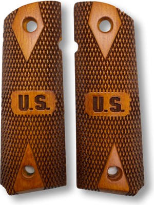 Zib Grips Silah Kabzası - Colt 1911, Girsan Mc 1911 ile Uyumlu - Sarı Renk - CLT1911SR036