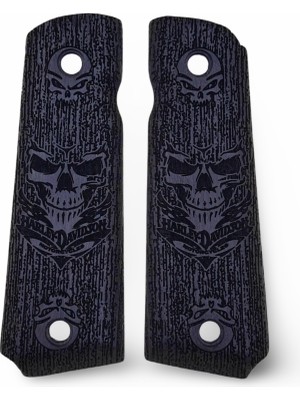 Zib Grips Silah Kabzası - Colt 1911, Girsan Mc 1911 ile Uyumlu - Siyah Renk - CLT1911SY018
