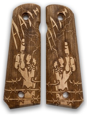 Zib Grips Silah Kabzası - Colt 1911, Girsan Mc 1911 ile Uyumlu - Sadece Vernik Uygulanmış - CLT1911SV075