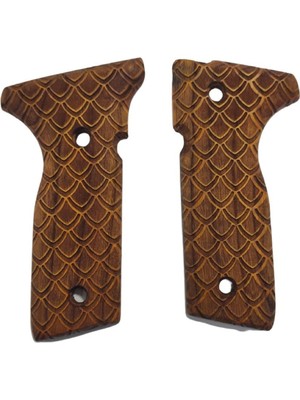 Zib Grips Silah Kabzası - Beretta Stoeger 8000F, 8000FL, 8040F, 8045FT, Cougar 8000 ile Uyumlu - Sarı Renk - BRTCGRSR006