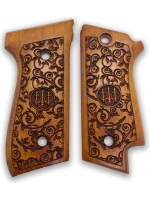 Zib Grips Silah Kabzası - Beretta Çift Mandallı, 92 Early ile Uyumlu - Sarı Renk - BRT92EASR005