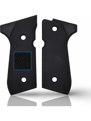 Zib Grips Silah Kabzası - Girsan Yavuz 16, Beretta F92 ile Uyumlu - Siyah Renk - Polimer Malzemesinden Yapılma - POBRTF92SY004