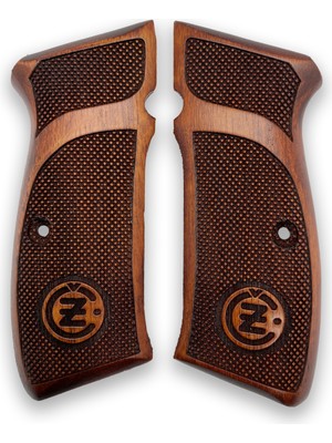 Zib Grips Silah Kabzası - Cz 75, Canik 55, S120, L120 ile Uyumlu - Meşe Renk - CZ75MS006
