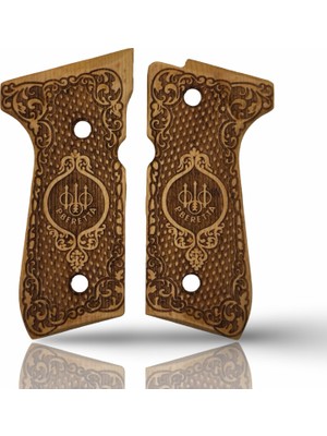 Zib Grips Silah Kabzası - Girsan Yavuz 16, Beretta F92 ile Uyumlu - Sadece Vernik Uygulanmış - BRTF92SV023