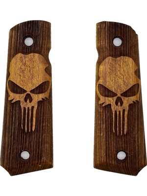 Zib Grips Silah Kabzası - Colt 1911, Girsan Mc 1911 ile Uyumlu - Tütün Renk - CLT1911TN006