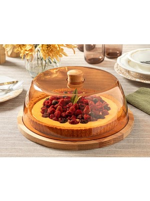 WLLN Swan Kek Fanusu 29 cm Amber