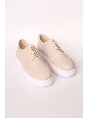 Papuccum Bağcıklı Erkek Çocuk Oxford Ayakkabı Hafif Taban ile Konforlu Kullanım Sağlar