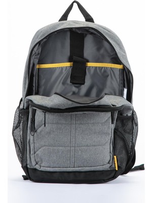 Caterpillar Bennet Backpack Unisex Gri Sırt Çantası