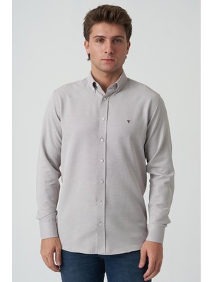 White Stone Águeda G2503 Slim Fit Gömlek Desenli