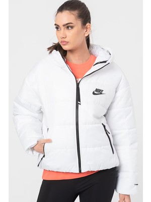 Nike Sportswear Therma Fit Repel Synthetic Fill Jacket Beyaz Kadın Mont