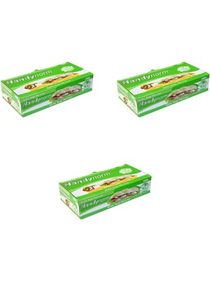 Handy Handynorm Pide Dürüm Sandviç Tost Kılıfı - Dikdörtgen - 12,5 x 25 Cm. - 1000 Adetlik 3 Paket