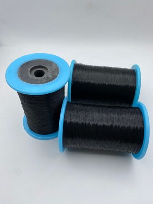 Hedef Bijuteri Siyah Misina - 0,60 Mm Sabit Siyah Misina,çanta,aksesuar Yapımı Misina (~400-450m)