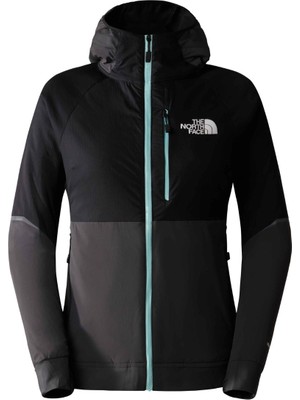 The North Face  Dawn Turn Hybrid Ventrix Hoodie Kadın Siyah Kapüşonlu Mont