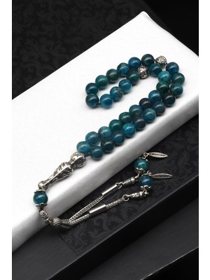 Apatit Doğal Taş Tesbih 8 mm Küre Kesim