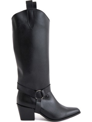 Enodia Wedge Siyah Tak Çıkar Detaylı Çizme