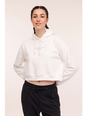 Lumberjack Wl Bena-B 17GF23 4pr Ekru Kadın Sweatshirt