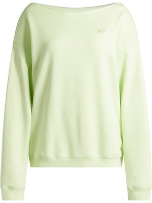 Reebok Wde Fleece Coverup A Lıme Kadın Sweatshirt