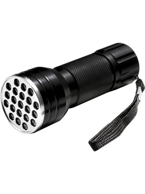 Findit Uv Işınlı 21 Ledli 10 cm Metal Kasa Pilli El Feneri 330947