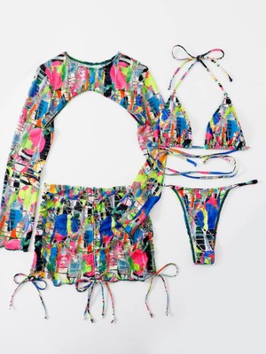 Havens Bikini & Balore Etek 4 Lü Set