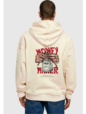 Baskılı Kapşonlu Sweatshirt Fm1.4bja