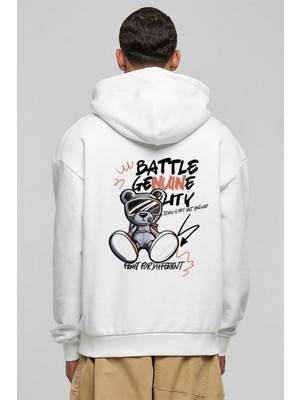 Baskılı Kapşonlu Sweatshirt Fm1.8ba