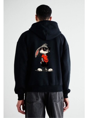 Baskılı Kapşonlu Sweatshirt FM1.13SA