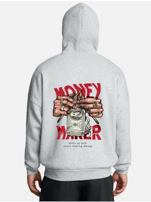 Baskılı Kapşonlu Sweatshirt Fm1.4ga